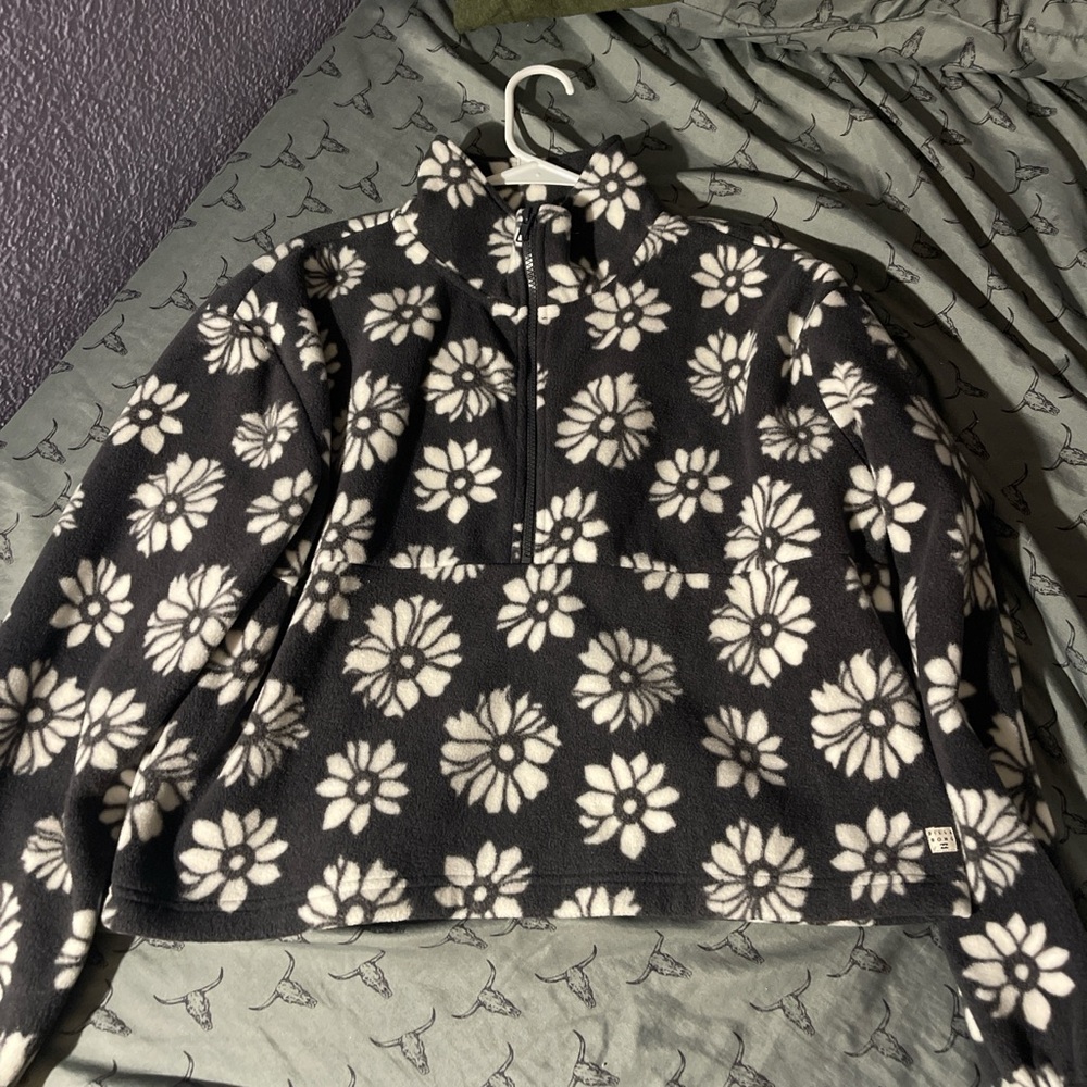 Billabong Black and White Teddy Jacket
